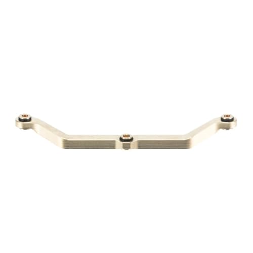 Brass Steering Link for 1/18 TRX4M Defender Bronco K10 High Trail F150 RC Crawler Car Upgrade Parts,Full Clearance,13g (Brass)
