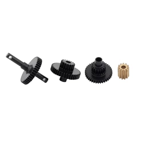 RC Car Parts for Traxxas for TRX-4M for Bronco for Defender 9791X 9791 1/18 Metal Transmission Gear Box Gearbox Housing RC Crawler Car Upgrade Parts Accessories(Set Gears) - size: Set gears