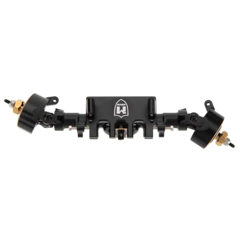 MEUS RACING SCX24 Metal V3 Isokinetic Axles +9MM with 3-Section CVD for Axial 1/24 SCX24 - color: Black
