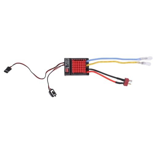60A RC ESC, Powerful Performance with 320A Current for 1/10 1/16 Scale RC Cars, Compatible with 380 390 540 550 Brushed Motors