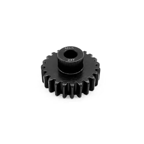 Compatible with 5687 4985 Series 1/5 1/6 RC Car Upgrade Parts 1 Pcs M1.5 8mm 11T-14T 15-17T 18T-20T 21T-30T Metal Pinion Motor Gear RC Assortment(23t) - size: 23t