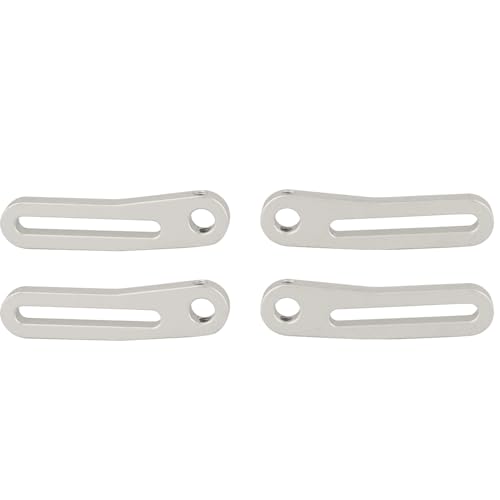 Metal Front Rear Modular Bumper Bull Bars for 1/10 RC Crawler Chassis LCG TRX4 TRX6 SCX10 Capra Dodge Power Wagon Upgrade Parts (Silver) - color: Silver