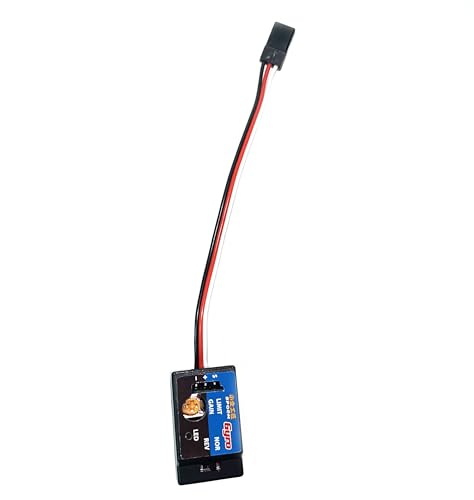 4-6V RC Car Gyro Stabilizer Module SMM System Sensitivity for HBX WPL D12 | SMM vibration gyro sensor, digital PI control, adjustable sensitivity via potentiometer, steering direction switch, 4-6V