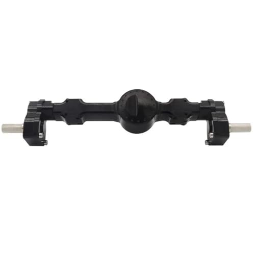 CNC Metal Front and Rear Portal Axle Assembly with Steel Gears for MN99S D90 D91 MN98 MN45 FJ45 1/12 RC Crawler Car Upgrades Parts (Black Rear) - color: Black Rear