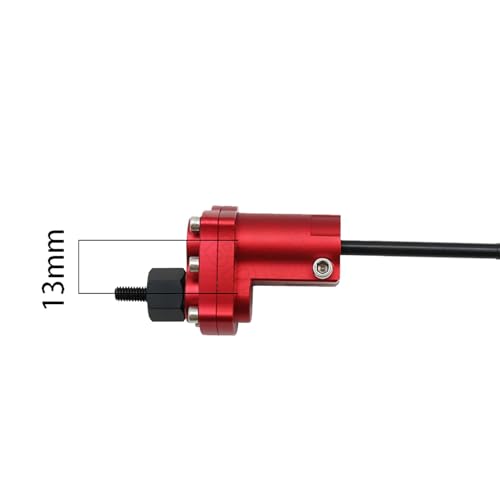1/10 RC Crawler Aluminum Portal Front and Rear Axle Set for Axial SCX10 II 90046 90047 AR44 – CNC Alloy Axles with Steering Link Upgrade Parts for SCX10 Trucks (Red Rear Axle) - color: Red Rear Axle