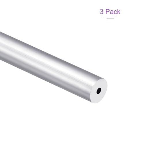 DMiotech 3Pack (12mm OD x 3mm ID) 6063 Aluminum Round Tube 300mm Length Industry Metal Tubing for Machinery Frame Construction DIY Projects - size: 12mm x 3mm x 300mm