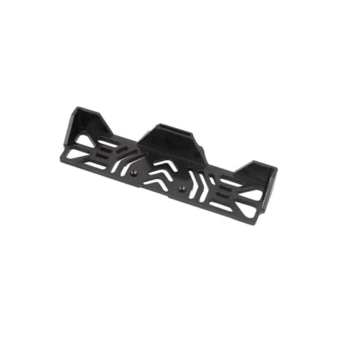 for Rock for Axial for SCX10 III Or 1/6 SCX6 1/10 RC Car Upgrade Accessories Parts CNC Aluminum Alloy Battery Mounting Tray Skid Plate RC Car DIY Parts(Black) - size: Black