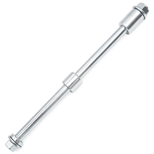 Minho 12mm 245mm Front Rear Axle with Bushing 30mm 20mm 5mm Fit for Jonway 125cc 150cc Scooter Motorcycle Dirt Bike QUAD ATV - size: 12-245mm