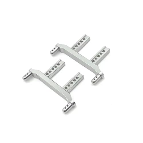 For SCY 16101 16102 16103 1/16 Metal Body Brackets RC Car Trucks Off-Road Tracked Vehicles Parts Upgrades And Replacements Repairs RC Car Upgrade Part(Silver) - color: Silver