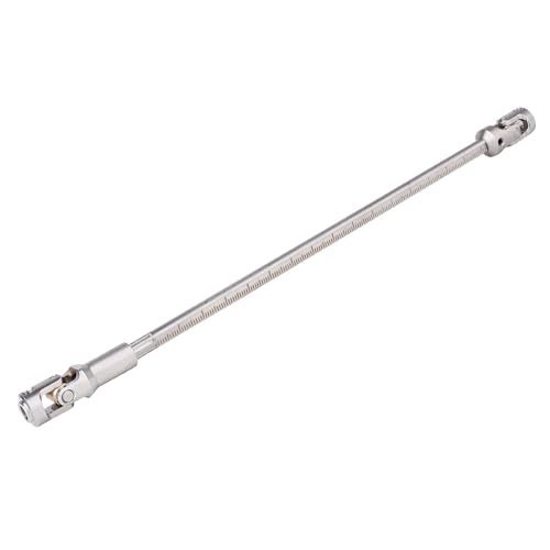 Cut to Length Drive Shaft Stainless Steel 232-248mm Universal Joint Driveshaft for 1/10 RC Crawler Axial SCX10 Capra TRX4 Redcat Gen8 Gen7 Upgrades Parts(Silver) - color: Silver