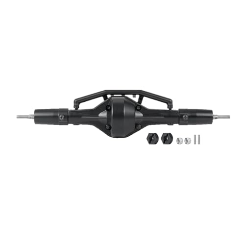 Heavy Duty Metal Axle Rear Straight Complete Axle for 1/10 Axial SCX10 II AX90021 90027 90028 RC Crawler Car Rear Axle Assembly Set Upgrade Parts (Rear) - color: Rear Axle