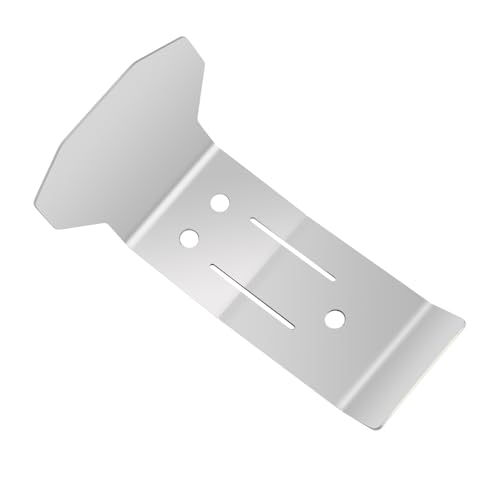 Stainless Steel Skid Plate Guard Chassis Guard Compatible with 1/16 Mini-Maxx