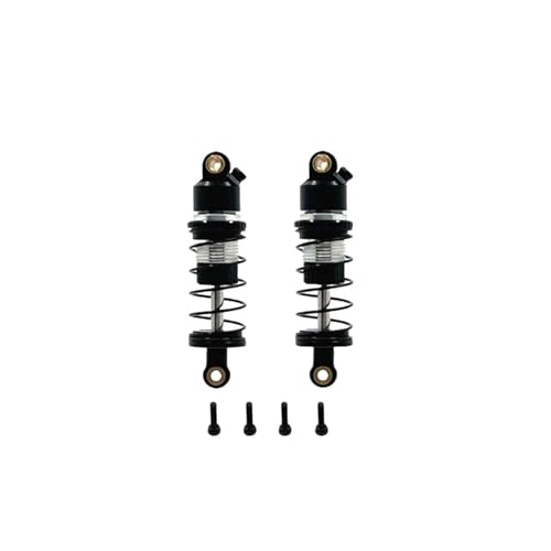 for WLtoys 244016 for LOSI Micro-B 1/24 Hydraulic Front Shock Absorber Metal Upgrade Remote Control Car Parts Rc Parts - color: Black