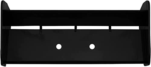1:10 Scale RC Plastic Rear Spoiler Tail Wing for 1/10 Scale RC Racing Car Off-Road Buggy Truck Accessories for HPI KYOSHO HSP 94106 94107 94166 06021 (Black) - color: Black