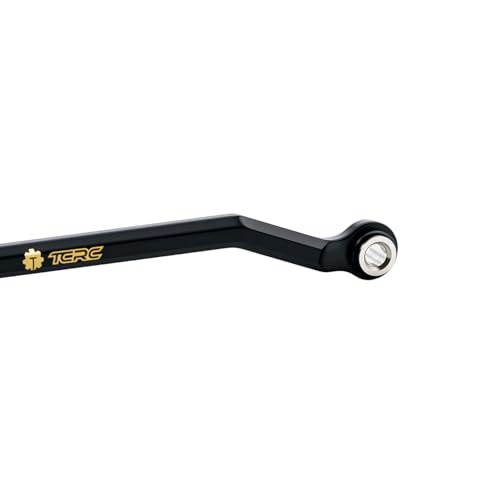 Brass High Clearance Chassis Links Set for 1/18 TRX4M Defender Bronco Crawler Truck,Black Coating - color: Black Coating