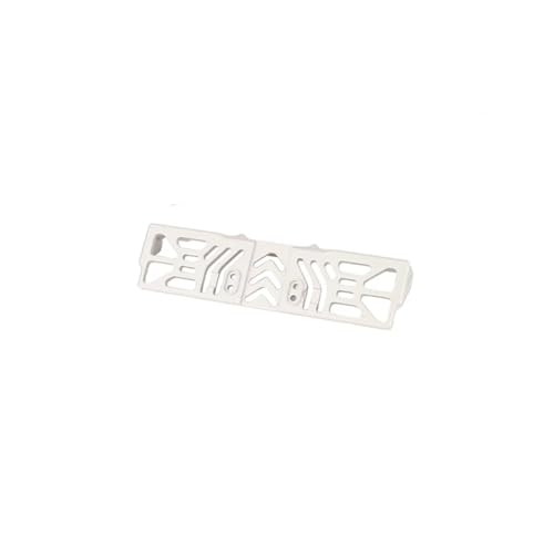 for Rock for Axial for SCX10 III Or 1/6 SCX6 1/10 RC Car Upgrade Accessories Parts CNC Aluminum Alloy Battery Mounting Tray Skid Plate RC Car DIY Parts(Silver) - size: Silver