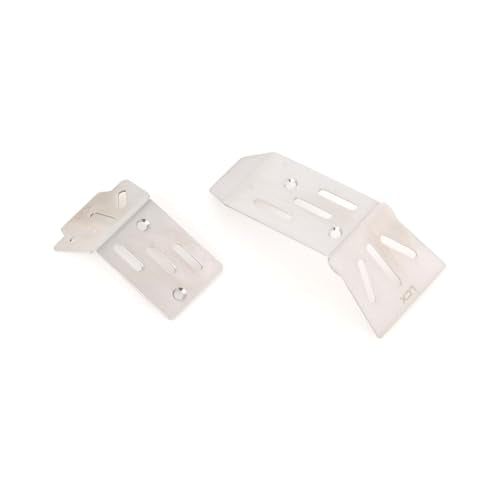 LCX Racing 1/18 RC Crawler Car Stainless Steel Chassis Guard Skid Plate Guard for Arrma 1/18 Truck Granite Grom, Upgrades Parts Accessories