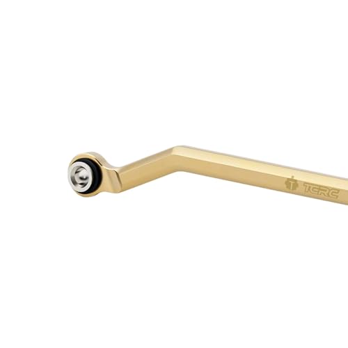 Brass High Clearance Chassis Links Set for 1/18 TRX4M Defender Bronco Crawler Truck - color: Brass