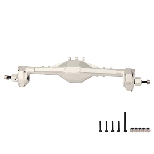 1/10 CNC Aluminum Alloy Integrated Front & Rear Portal Axle for SCX10 II Element Enduro GEN8 RGT EX86100 90046 90047 RC Crawler Upgrade Part (Silver)