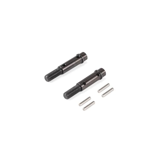 COMODO Heat Treated Steel Universal Joint Rear Axle Shafts Portal Stub Shafts Compatible with 1/10 Scale RC Rock Crawler Chassis and Portal Axle Assemblies(Rear Stub Shafts) - color: Rear Stub Shafts
