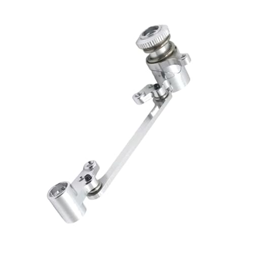 for Wltoys for 124016 124017 124018 124019 1/12 144001 144002 1/14 RC Car Upgrade Parts Metal Steering Group Assembly Set RC Car Repair Kit(Silver) - color: Silver