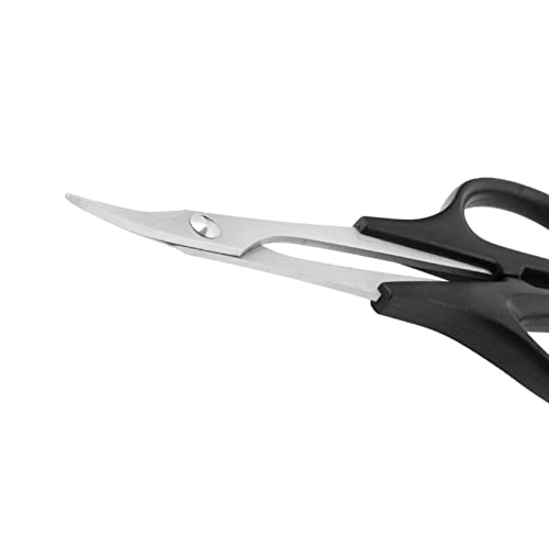 RC Body Reamer 0-14mm Hole Puncher w/Sleeve and Curved Scissors & Straight Scissors Set RC Car Body Mounting for RC Car Truck Bodyshell Repair Tools (Black) - color: Black