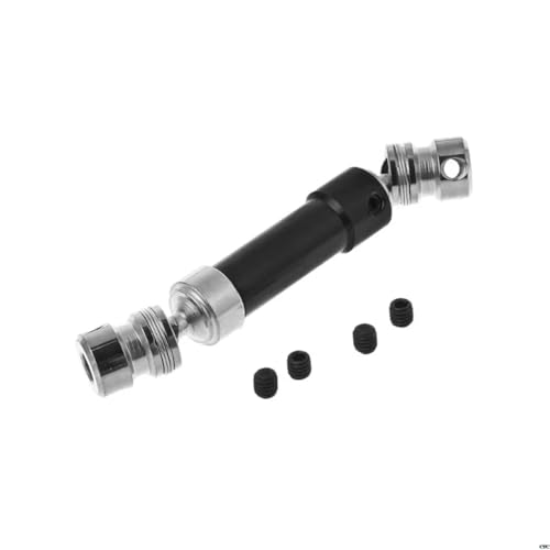 RC Drive Shafts Parts for WLtoys 12428 12423 1/12 1 Set Metal Rear CVD Drive Shaft RC Car Crawler Short Course Truck Repairs Accessories(Black) - color: Black