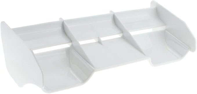 1/8 RC Car Rear Spoiler Tail Wing for 1:8 Scale RC Off Road Truck Buggy Racing Car (White) - color: White