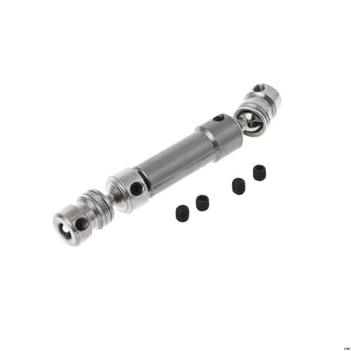 RC Drive Shafts Parts for WLtoys 12428 12423 1/12 1 Set Metal Rear Drive Shaft CVD RC Car Crawler Short Course Truck Repairs Replacements Parts(Titanium) - color: Titanium