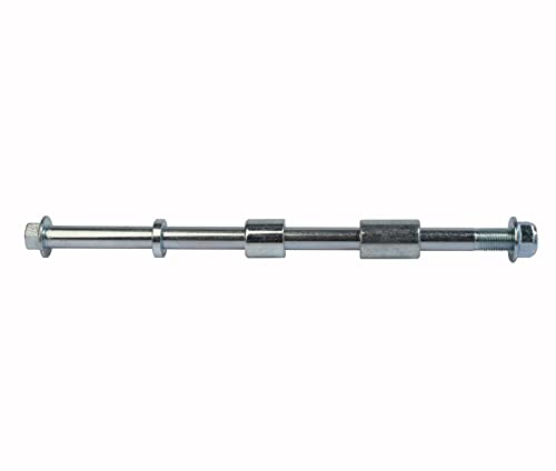 Mokuo 12mm 260mm Front Rear Axle with Bushing 5mm 20mm 30mm Fit for Pit Dirt Bike Moped Scooter QUAD ATV Mini Bike Parts - size: 12-260