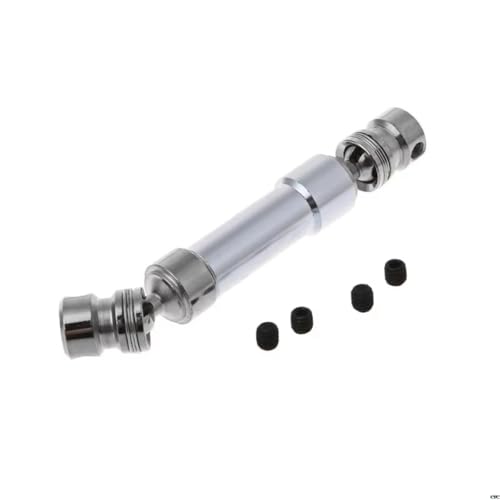 RC Drive Shafts Parts for WLtoys 12428 12423 1/12 1 Set Metal Rear Drive Shaft CVD RC Car Crawler Short Course Truck Repairs Replacements Parts(Silver) - color: Silver