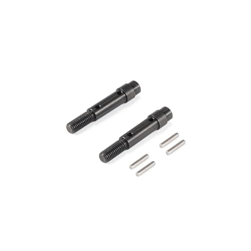 COMODO Heat Treated Steel Universal Joint Rear Axle Shafts Portal Stub Shafts Compatible with 1/10 Scale RC Rock Crawler Chassis and Portal Axle Assemblies(Front Stub Shafts) - color: Front Stub Shafts