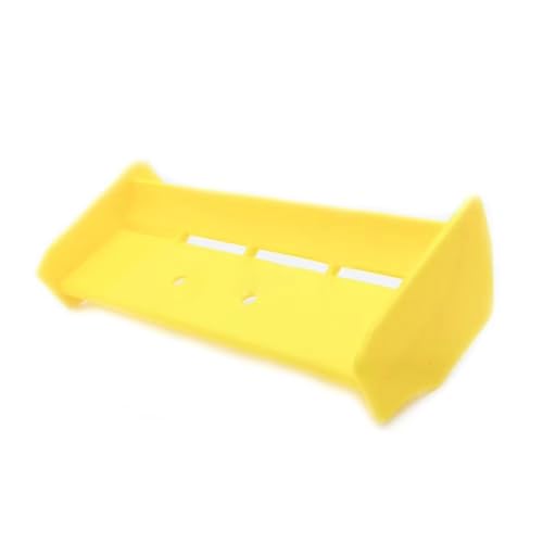 RC Replacement Parts For HSP 94166 94106 94107 1/10 For Buggy RC Cars Plastic Nylon Tail Wing Off Road Car For Nitro Electric Powered Truck Remote(Yellow) - color: Yellow
