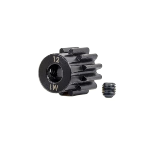 Traxxas 6482X Gear, 12-T Pinion (1.0 Metric Pitch) (Fits 5mm Shaft)/ Set Screw