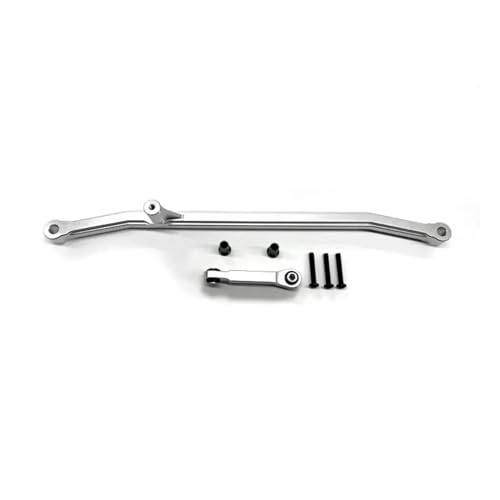 RC Links Linkage Compatible with LOSI for LMT for Monster for Trucks 18 RC Upgrade Part Steering Link Rod RC Car Part Stronger Steering Linkage Tie Rod(White) - color: White
