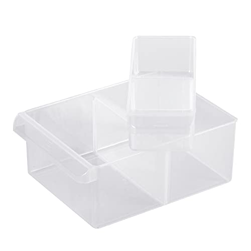 Small Parts Organizer for Hardware & Screws | 18 Removable Bins with Dividers | Wall Mount or Desktop Craft & Lego Storage Cabinet | 19” x 15” x 7” BX08-4019 - style: 18 Drawers