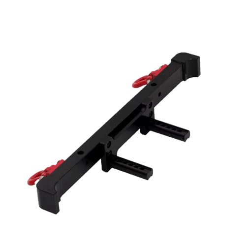 Parts For MN128 Metal Front And Rear Bumper With Tow Hook RC Crawler Car Upgrade Parts Accessories(Set) - size: Set