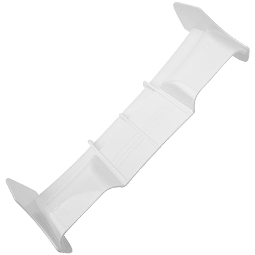 RC Force Rear Spoiler High-Down Force Body Wing Tail Compatible with HPI HSP Redcat 1/8 RC Off Road Short Truck Buggy Car Truck (White) - color: White