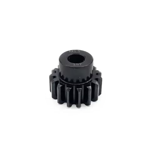 Compatible with 5687 4985 Series 1/5 1/6 RC Car Upgrade Parts 1 Pcs M1.5 8mm 11T-14T 15-17T 18T-20T 21T-30T Metal Pinion Motor Gear RC Assortment(15t) - size: 15t