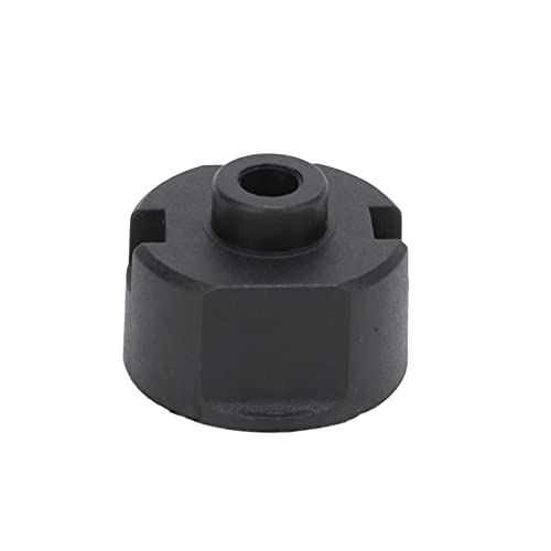 plplaaoo RC Differential Case Professional High Performance Durable Black Plastic Housing for 1/10 RC Car ZD Racing 7172 25x18mm