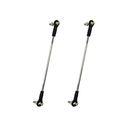 2PCS RC Toy Push Rod Adjustable Tie Rods Ball Head Joint Servo Linkage Link Rod for RC Airplane Helicopter Car Boat DIY Model Toy Parts (M3x100mm) - style: M3x100mm
