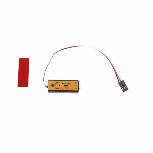 Alomejor Competitive Drifting Advantages, Enhanced, Precise Gain Sensitivity RC Control Gyro for Competitive Racing, Universal Compatibility with RC Stability Gyro,