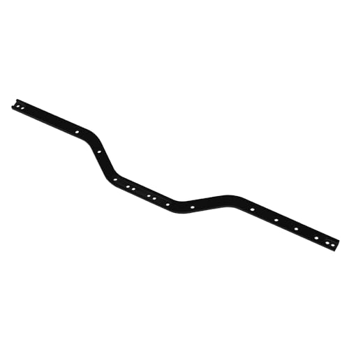 Black Coating Brass Chassis Frame Rails for 1/24 RC Crawler Axial SCX24 Upgrades (Bronco/JLU/C10/Deadbolt)