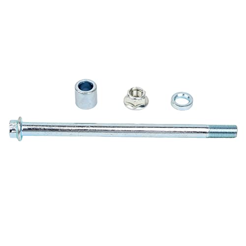 Mokuo 12mm 185mm Front Rear Axle with Bushing 5mm 20mm Fit for Motorcycle Pit Dirt Bike Moped Scooter QUAD ATV Mini Bike Parts - size: 12-185
