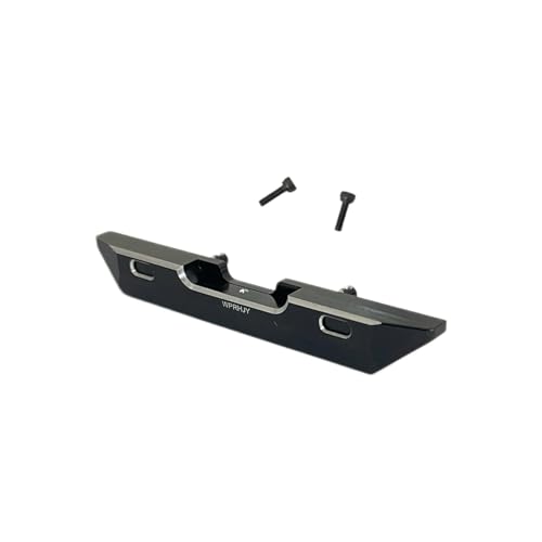 Aluminum Rear Bumper for Axial SCX24 1/24 RC Crawler Car Upgrade Parts (Black) - style: Rear Bumper