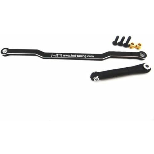 Hot Racing SCX4901 Aluminum Steering Tie Rod and Drag Link (std) - AX1