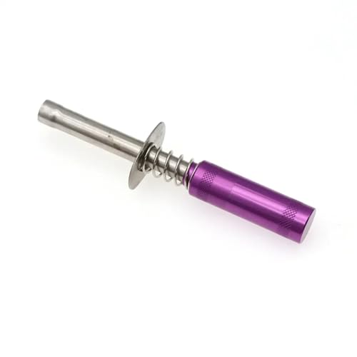 for Taiyo 15 for HSP 80103 1/10 RC for Nitro for Buggy Truck Engine Parts Planes Helicopter for Spark Glow Plug Igniter Starter Ignition RC Repair Parts(Purple) - size: Purple