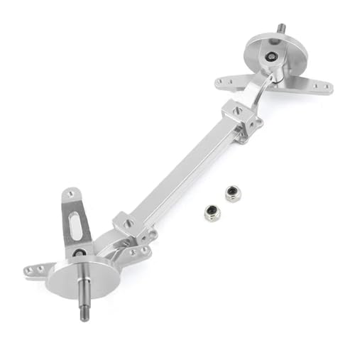 RC Car Accessories for Tamiya 1/14 Metal Front Axle Steering Assembly Link Pole Linkage Rod No Power Steering Rod RC Truck Tractor Car Upgrades Parts(Size 2) - size: Size 2