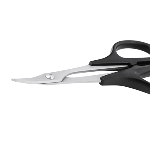 RC Body Reamer Hole Puncher 0-14mm, Curved Scissors & Straight Scissors Combo Repair Tools Set for RC Car Quadcopter Body Shell Body Mounts Lexan Plastic Trimming Cutting, (Black) - color: Black