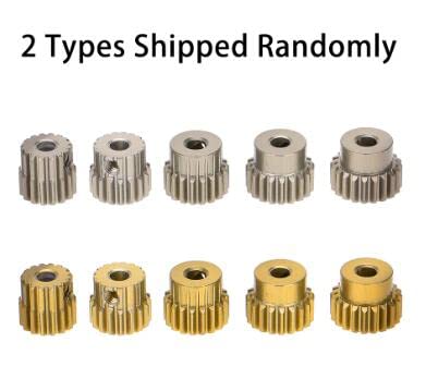 GoolRC 48DP 3.175mm 16T 17T 18T 19T 20T Pinion Motor Gear for 1/10 RC Car Brushed Brushless Motor